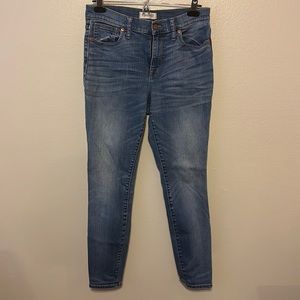 Madewell jeans high riser skinny 30 good condition